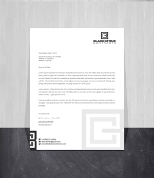 Stationery Design by Creations Box 2015 for this project | Design: #28869616