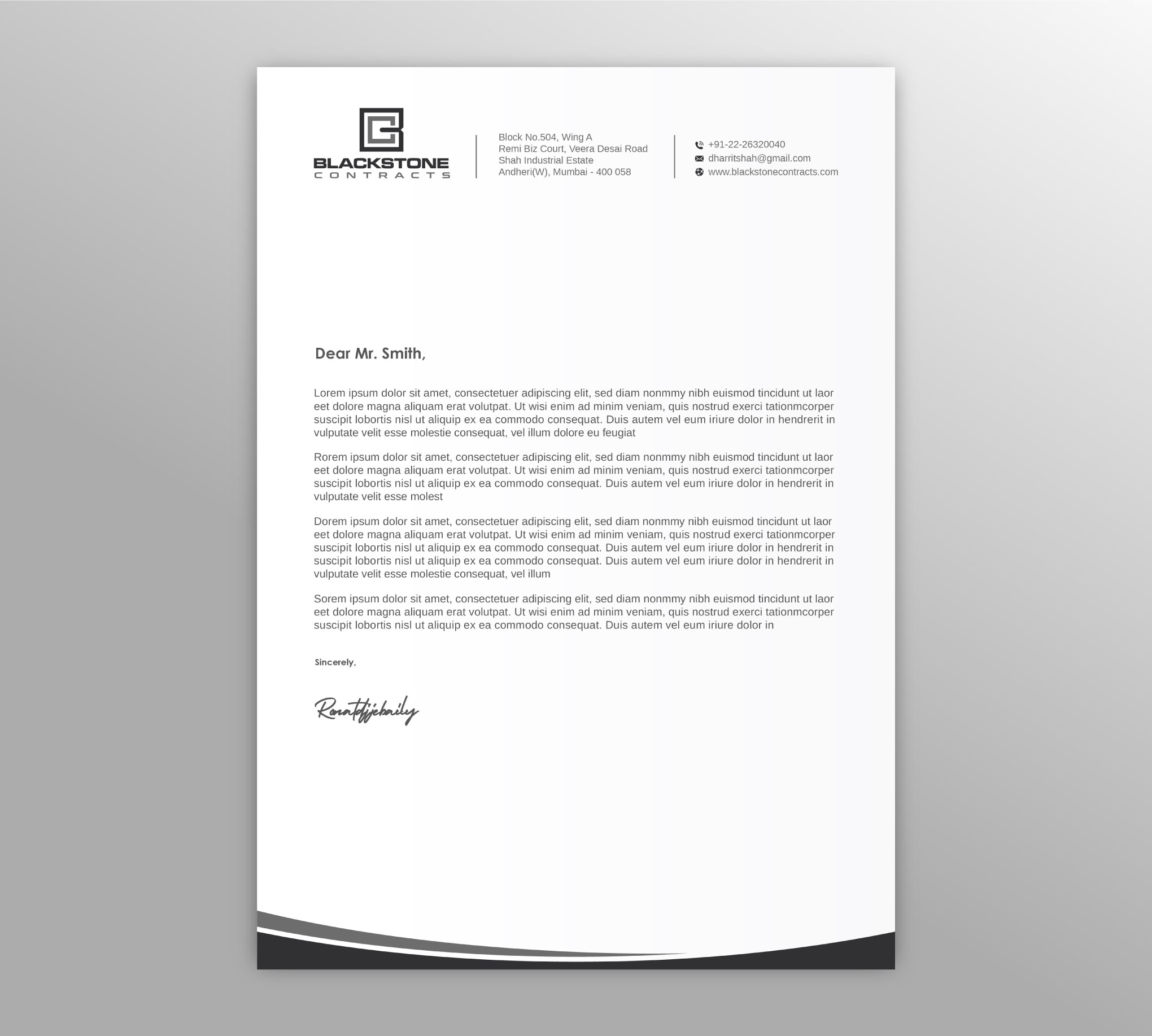 Stationery Design by LAXMI DESIGNHUB for this project | Design #28861580