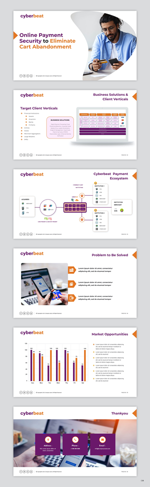 PowerPoint Design by pb for Cyberbeat | Design: #28877613