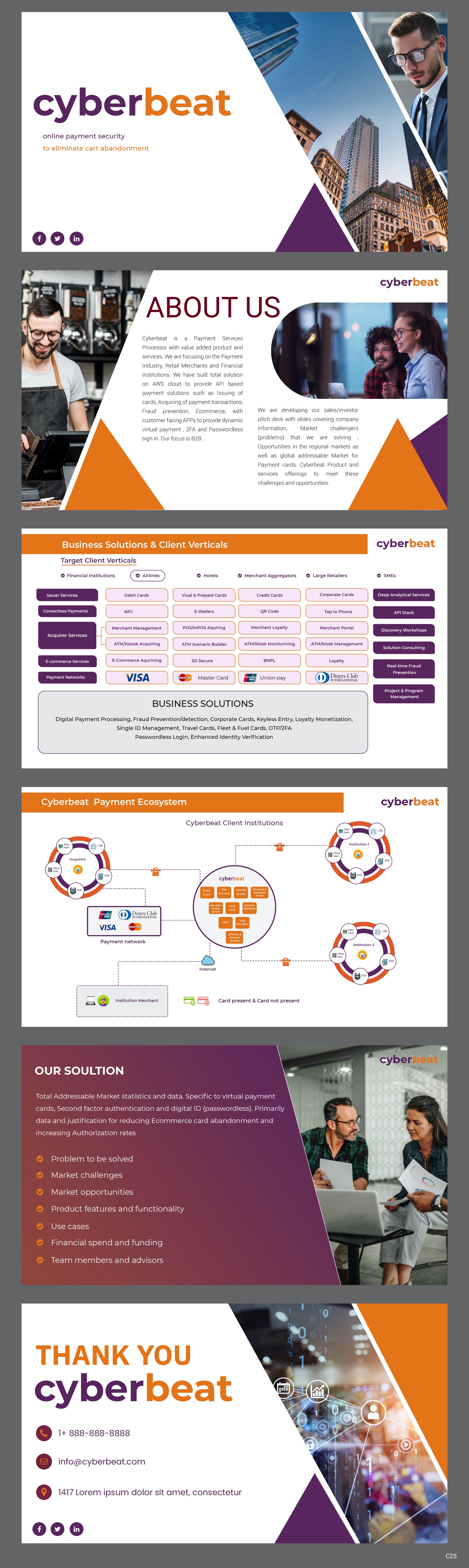 PowerPoint Design by pb for Cyberbeat | Design #28877614