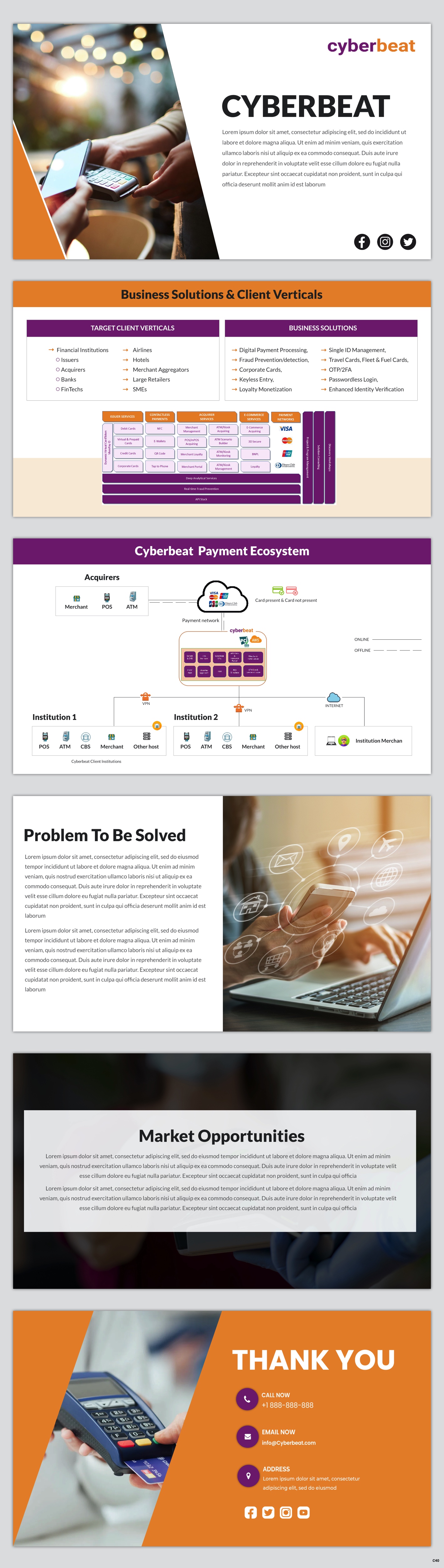 PowerPoint Design by pb for Cyberbeat | Design #28877616