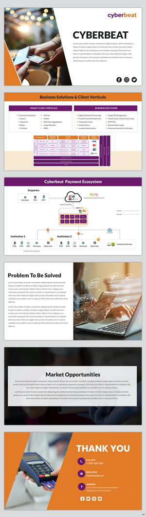 PowerPoint Design by pb for Cyberbeat | Design: #28877616