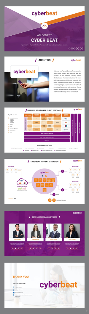 PowerPoint Design by pb for Cyberbeat | Design: #28877620