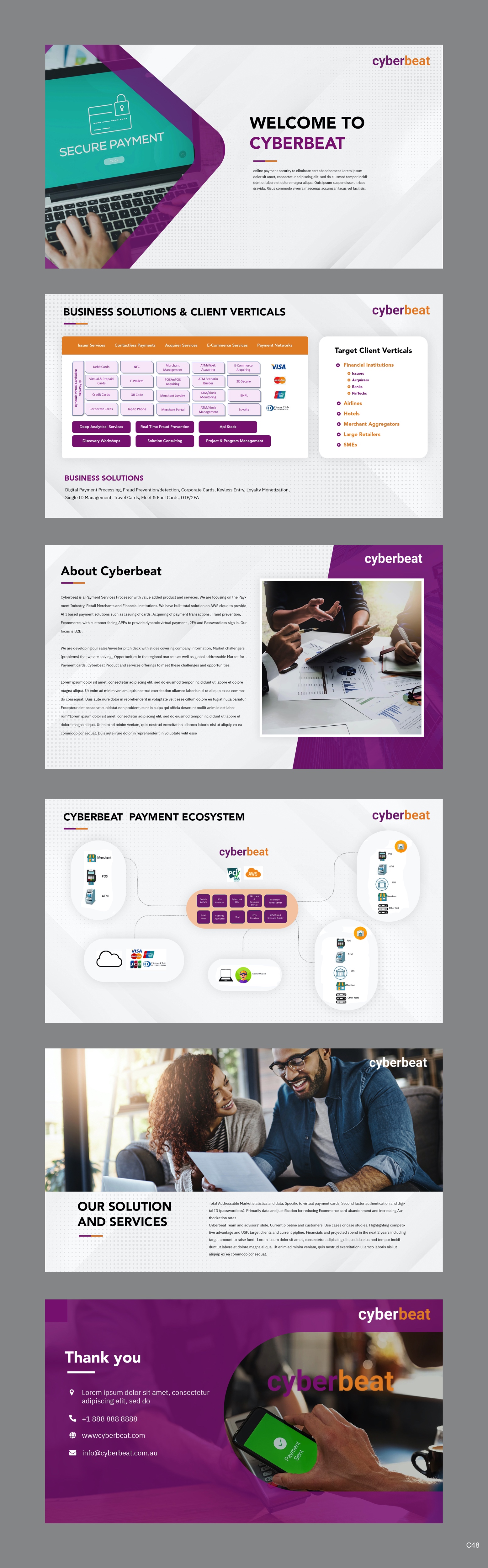 PowerPoint Design by pb for Cyberbeat | Design #28877621