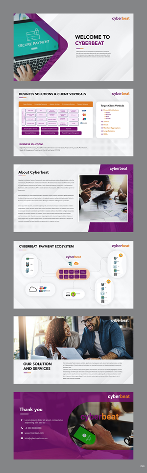 PowerPoint Design by pb for Cyberbeat | Design: #28877621