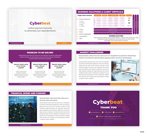 PowerPoint Design by pb for Cyberbeat | Design: #28877624