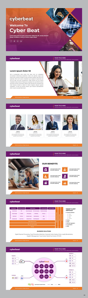 PowerPoint Design by pb for Cyberbeat | Design: #28883072