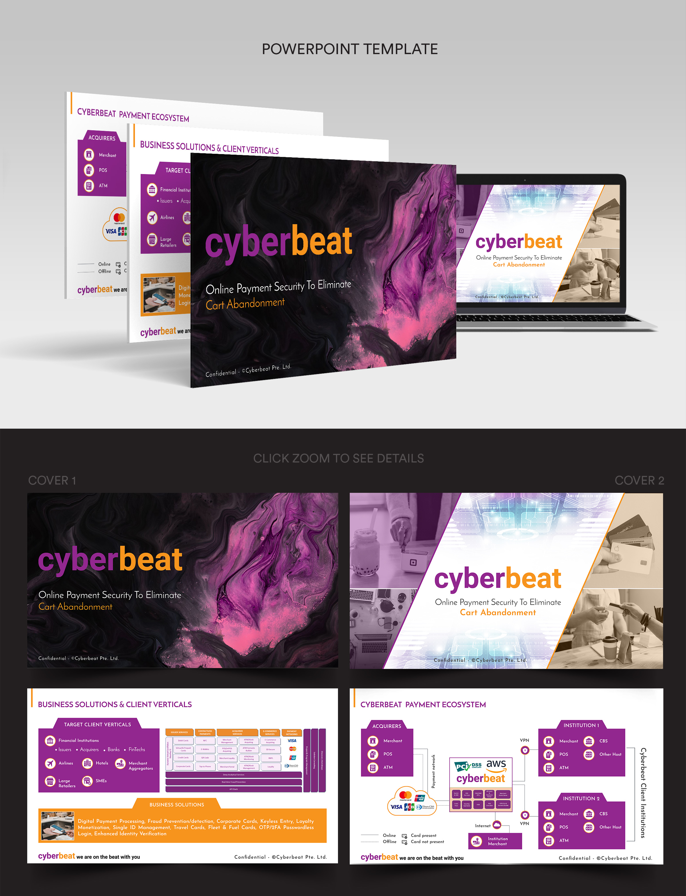 PowerPoint Design by SAI DESIGNS for Cyberbeat | Design #28894458