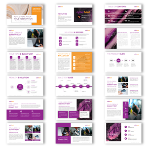 PowerPoint Design by joseborgesbarboza 2 for Cyberbeat | Design: #28879163