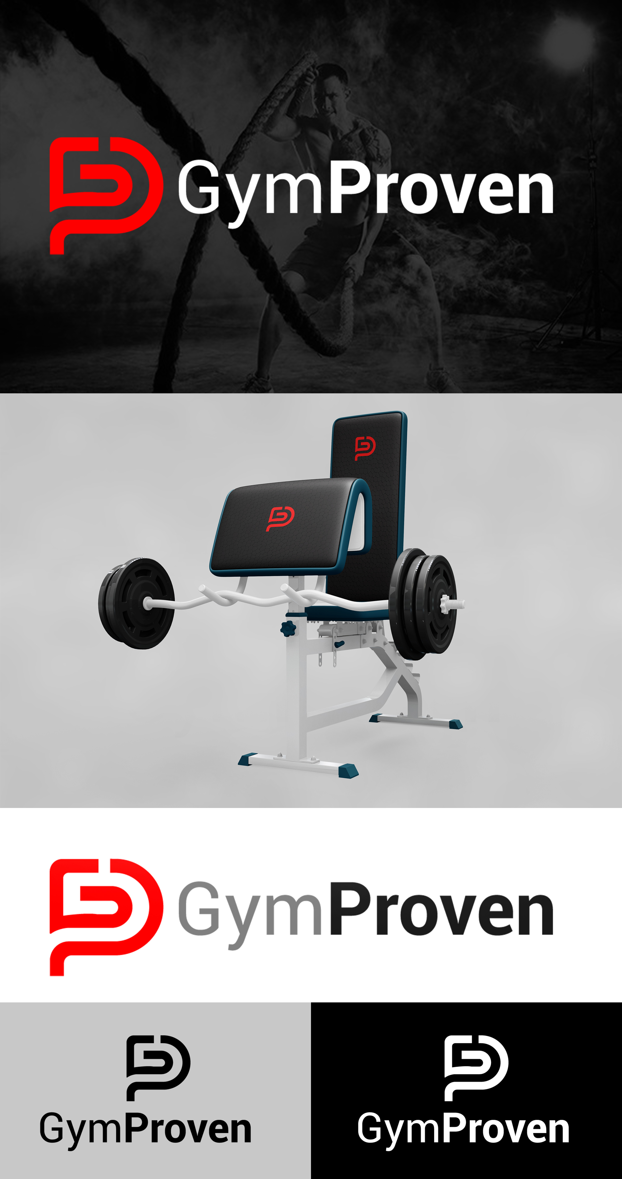 Logo Design by Kaiztervash for GymProven | Design #28862501