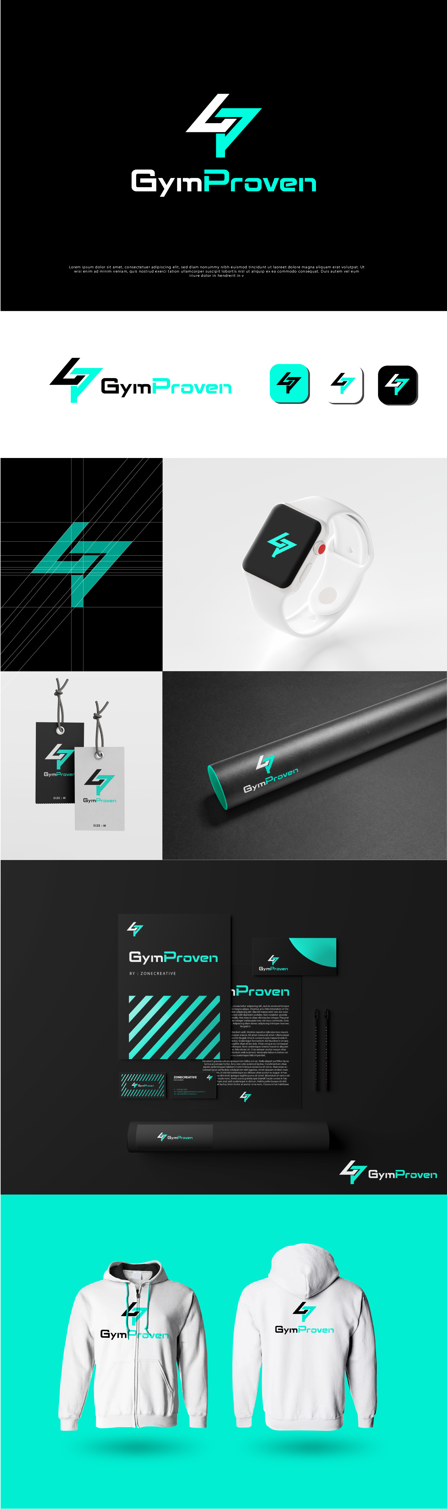 Logo Design by Grapismo Brand Studio for GymProven | Design #28971226