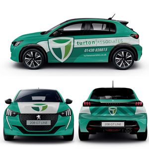 Turton Associates Peugeot e208 | Car Wrap-Design von Ferdyansyah