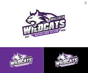 Wallacia Wildcats Bowling Club Est. 1956 | Logo-Design von D_Mantra