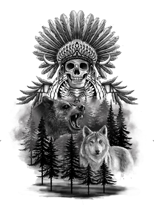 Tattoo Design by ELAMANTS for this project | Design: #28894864
