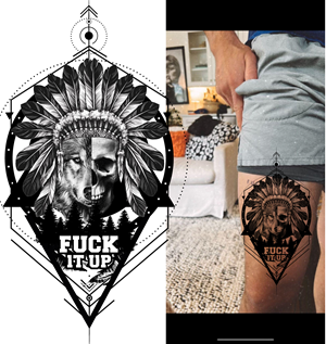 Tattoo Design by BLESS-IDN for this project | Design: #28881968