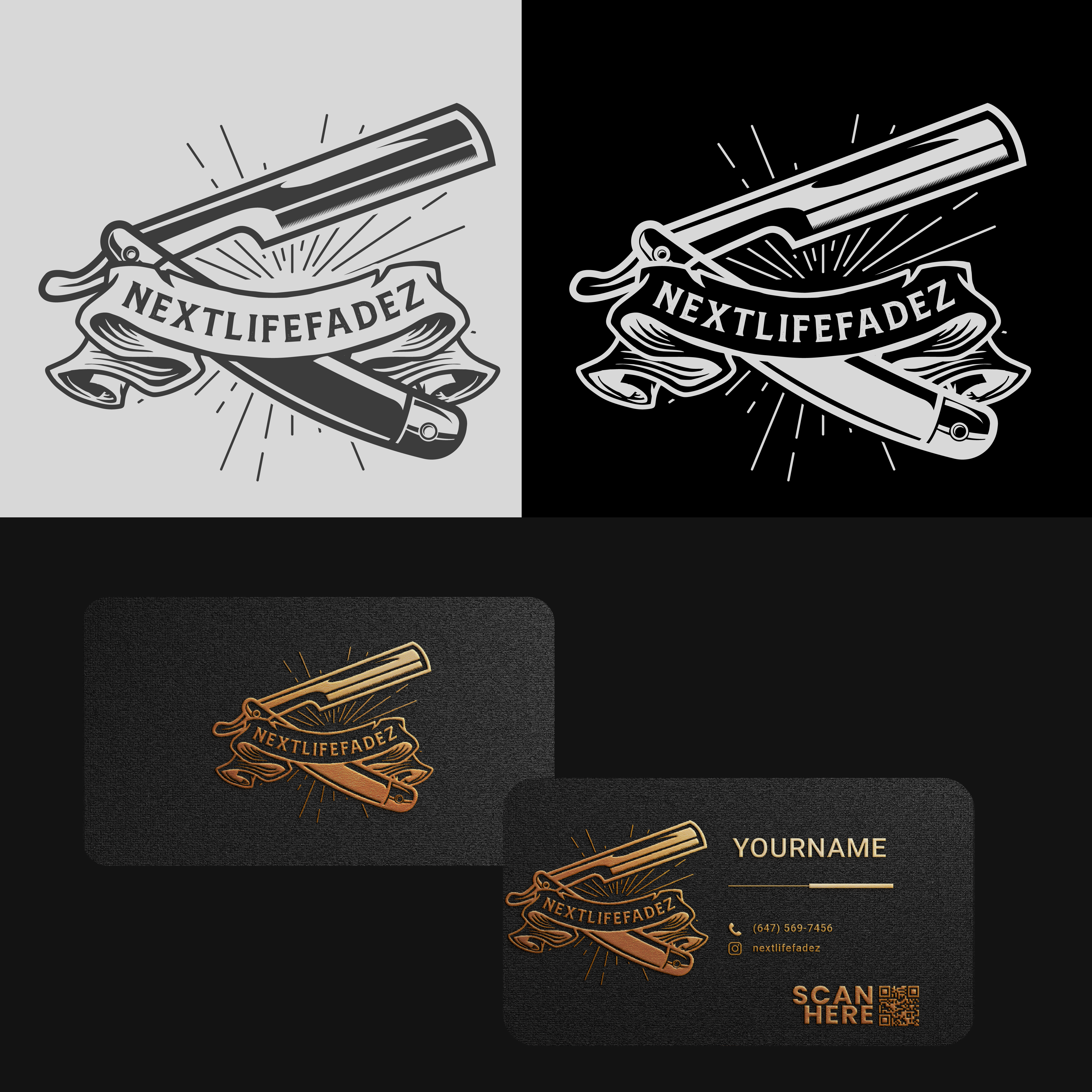 Diseño de Tarjeta de Presentación por zero creative para nextlifefadez | Diseño #28870533