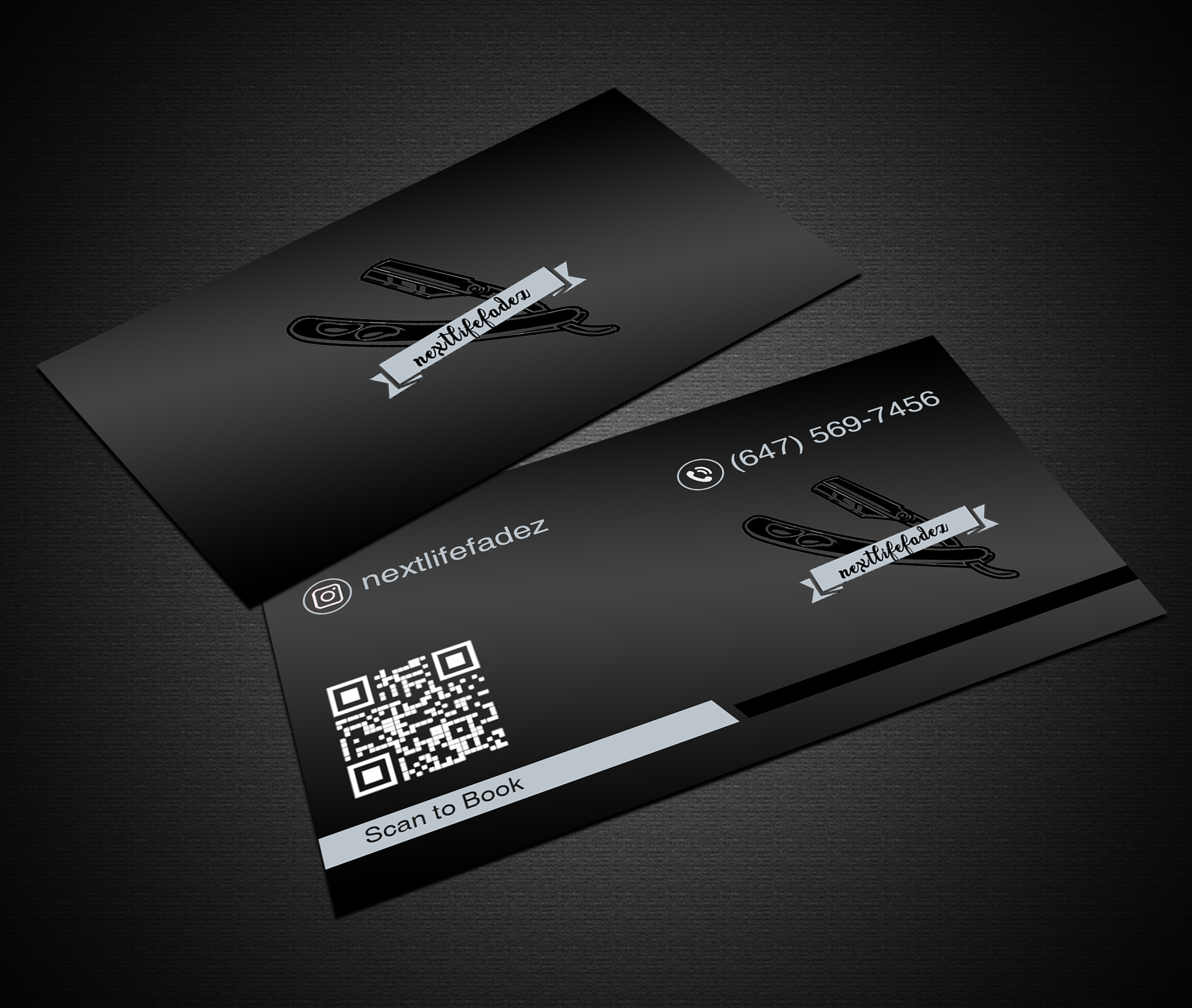 Diseño de Tarjeta de Presentación por Creations Box 2015 para nextlifefadez | Diseño #28864479