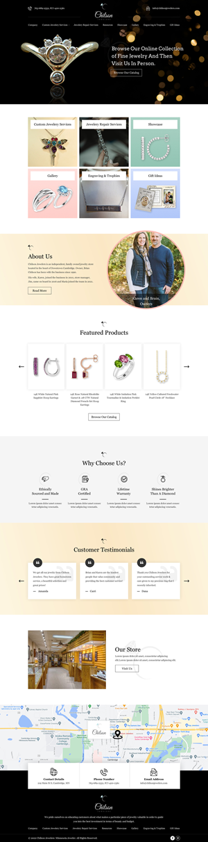 Chilson Jewelers  New Website Design | Web-Design von Sbss