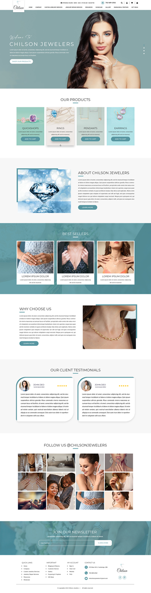 Chilson Jewelers  New Website Design | Web-Design von Titan Eagle