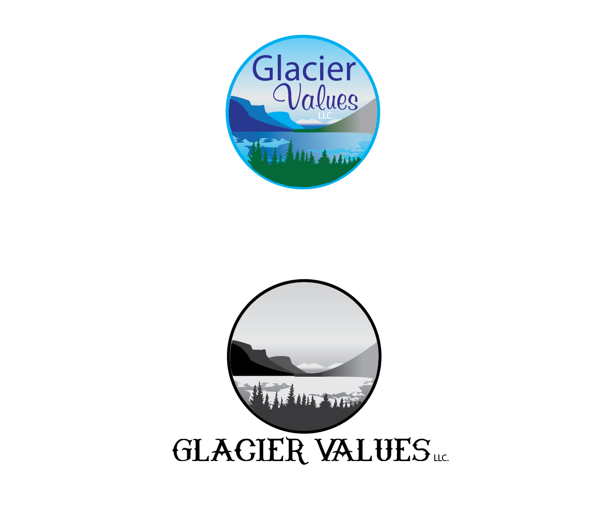 Logo Design by SilverPen for Glacier Values LLC | Design #3098474