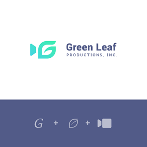 Green Leaf Productions, Inc. | Logo Design by Alvars