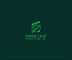 Green Leaf Productions, Inc. | Diseño de Logo por ecorokerz