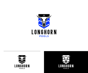 Longhorn Pools | Logo Design by WahyuHMD
