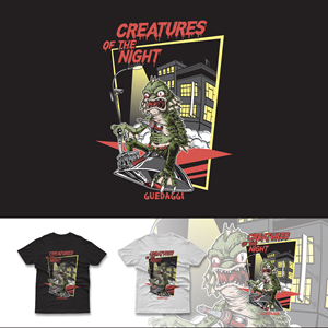 Creatures of the Night (an ET under street lights earning a living) | Design de T-shirt par duatitik.std