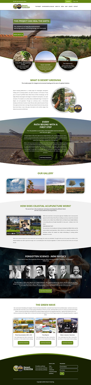 Web Design par MAZY pour Förderverein Integrale Umweltheilung | Design #28862928