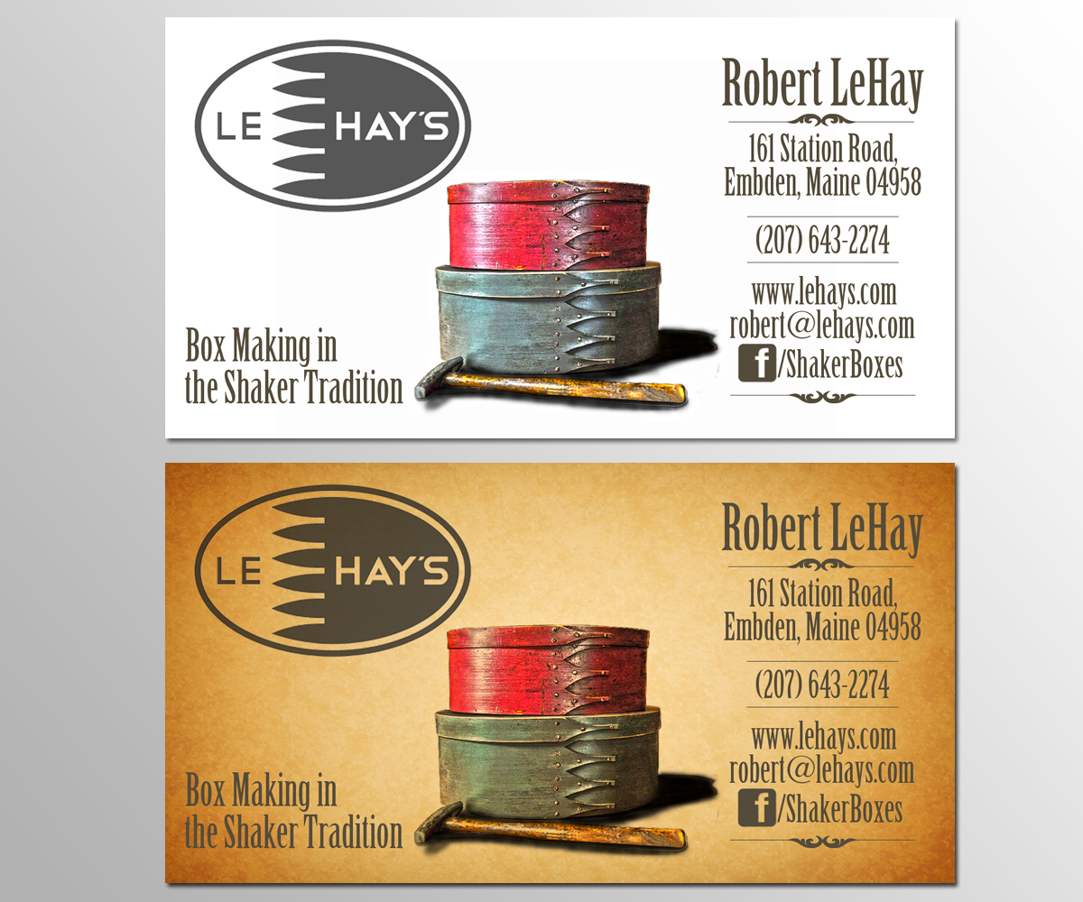 Business Card Design by Rome for LeHay's | Design #3078388