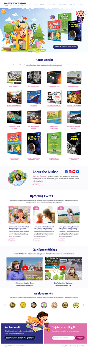 Website for Independent Children's Book Publisher | Web-Design von M79
