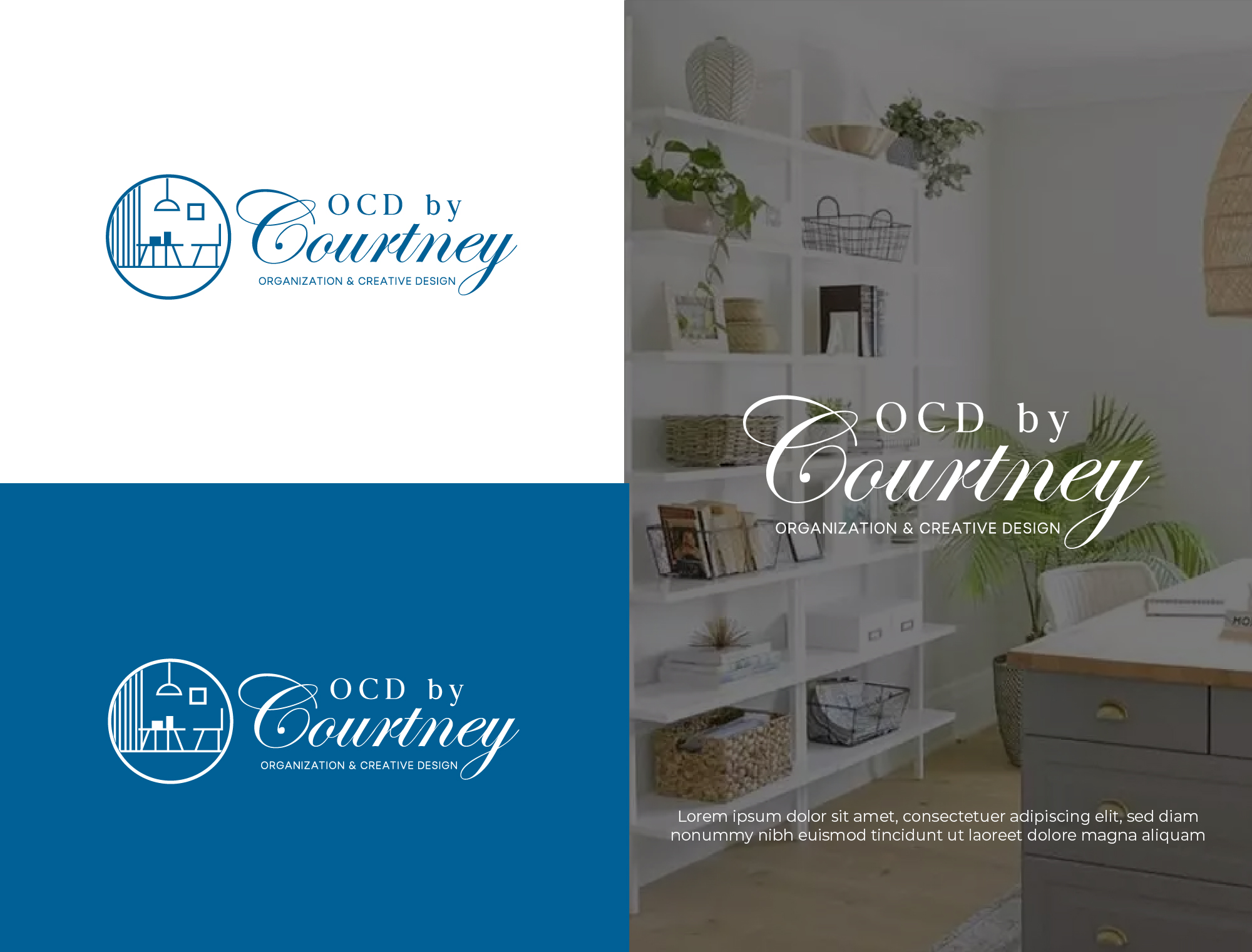 Logo Design by designbelk for OCD by Courtney | Design #28896113