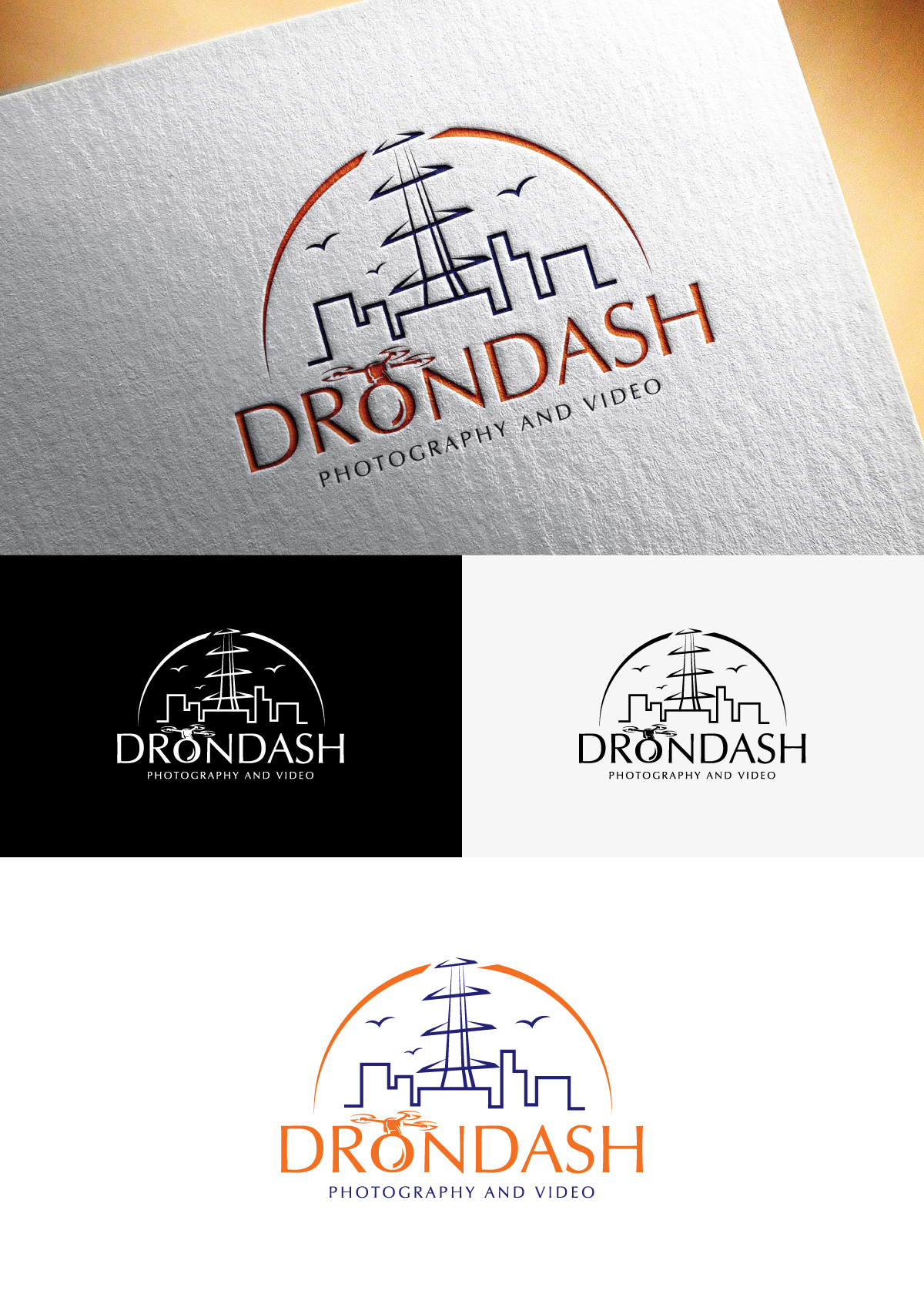 Logo Design by Logo Stock for drondash | Design #28879122