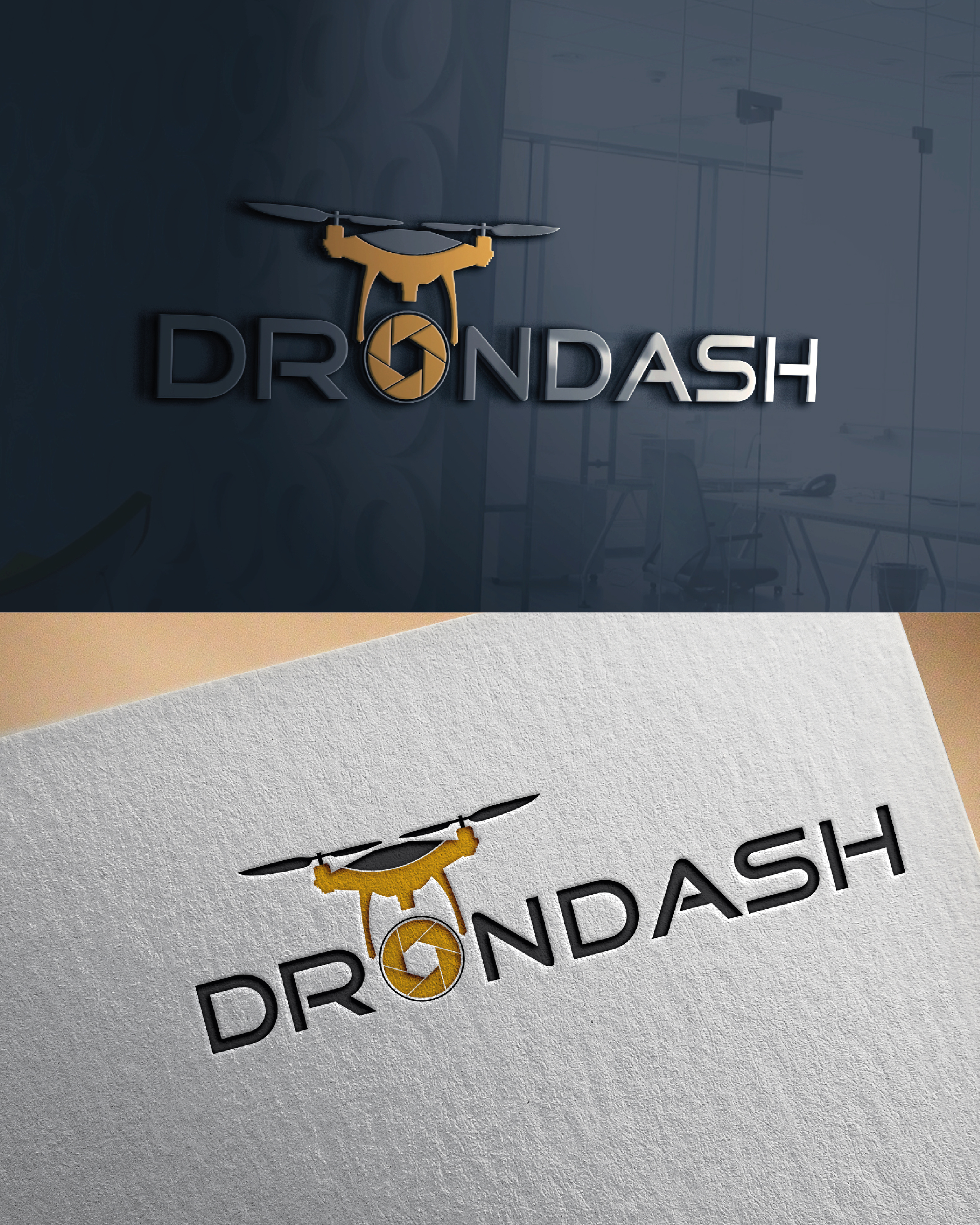 Logo Design by Charlie Benitez for drondash | Design #28897941