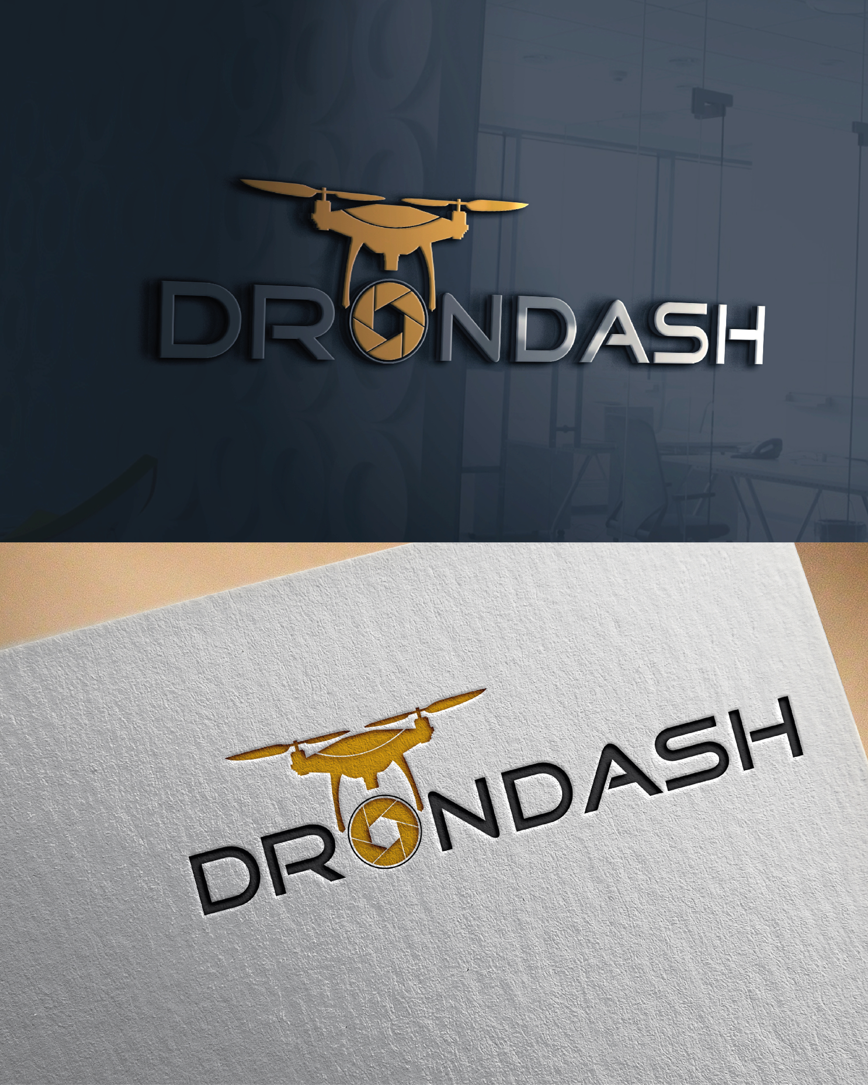 Logo Design by Charlie Benitez for drondash | Design #28897979