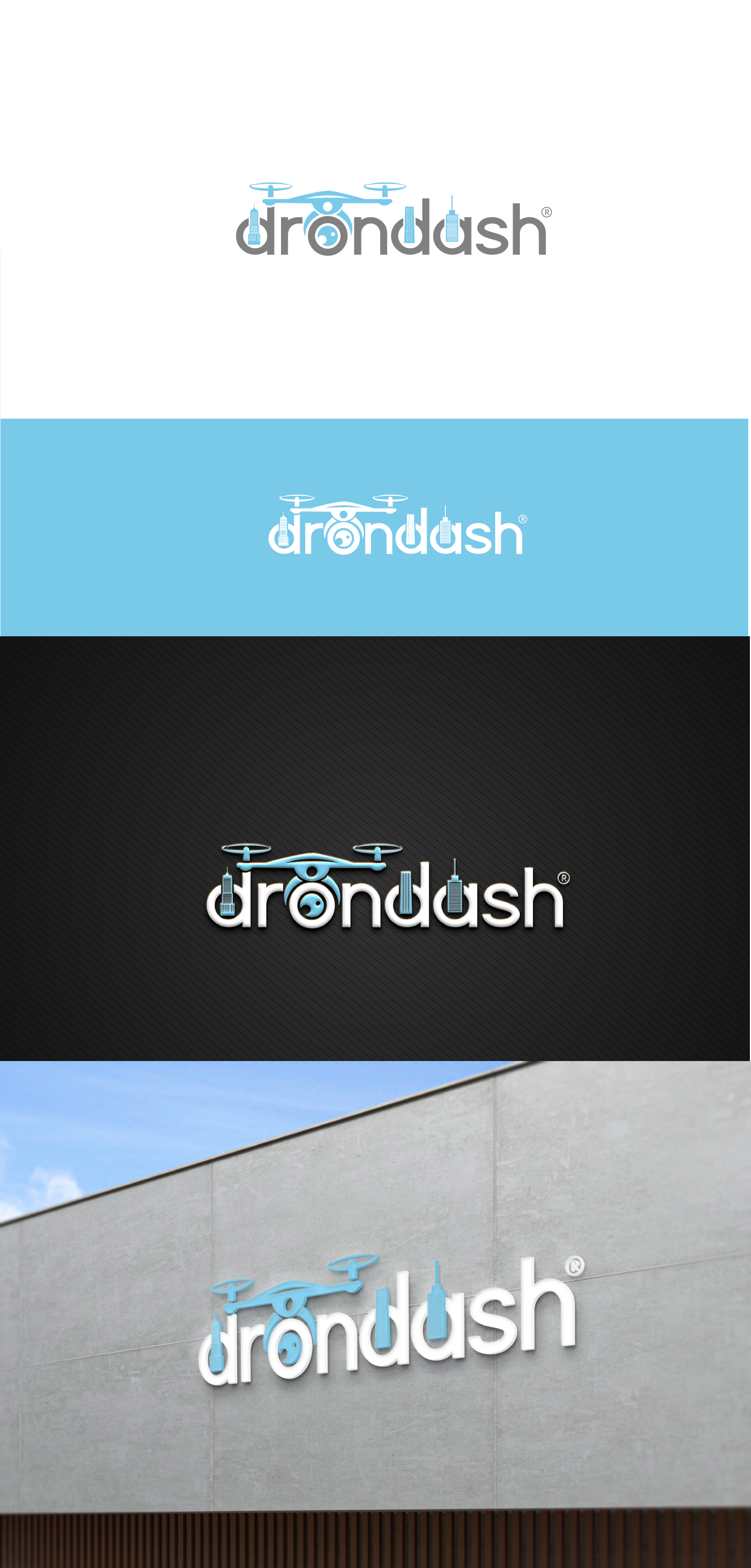 Logo Design by graphicawy for drondash | Design #28869267