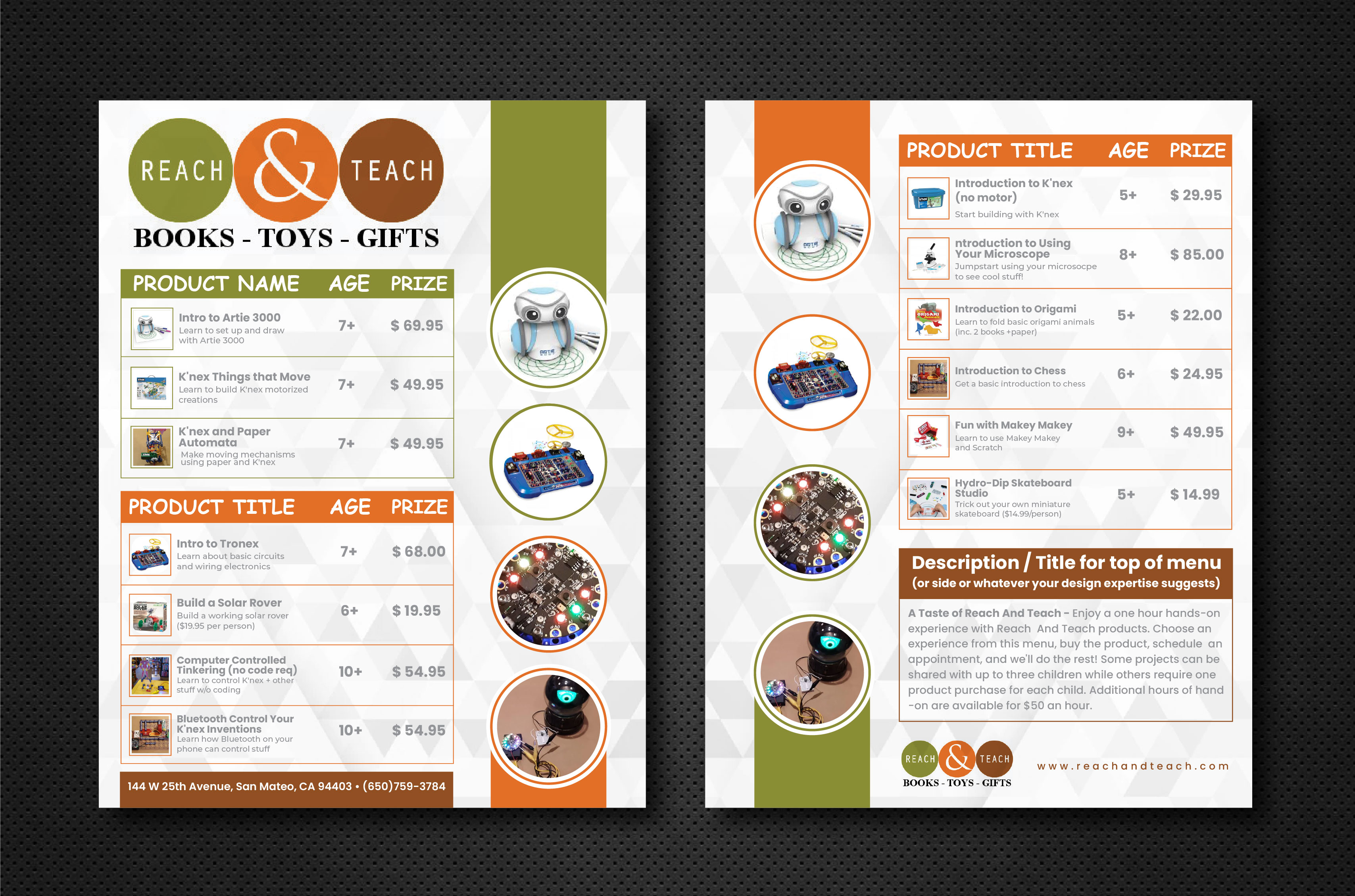 Flyer Design by artbitin for Reach And Teach | Design #28869973