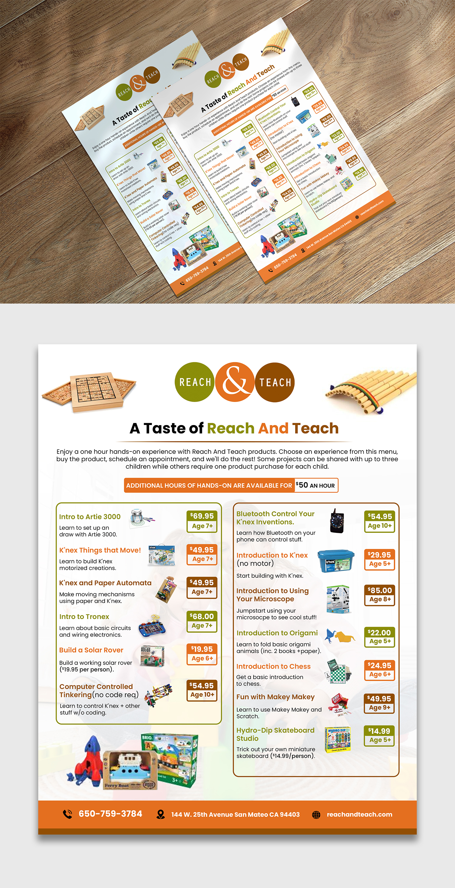 Flyer Design by debdesign for Reach And Teach | Design #28870505