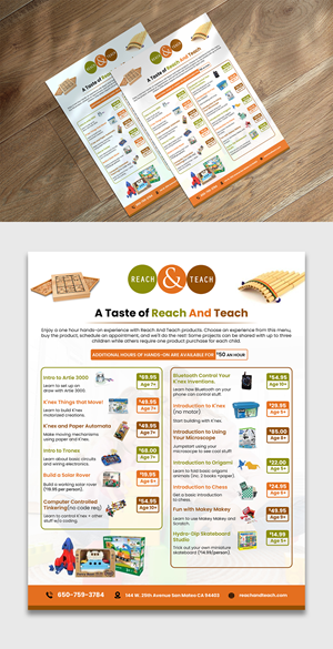 Flyer Design by debdesign for Reach And Teach | Design: #28870505