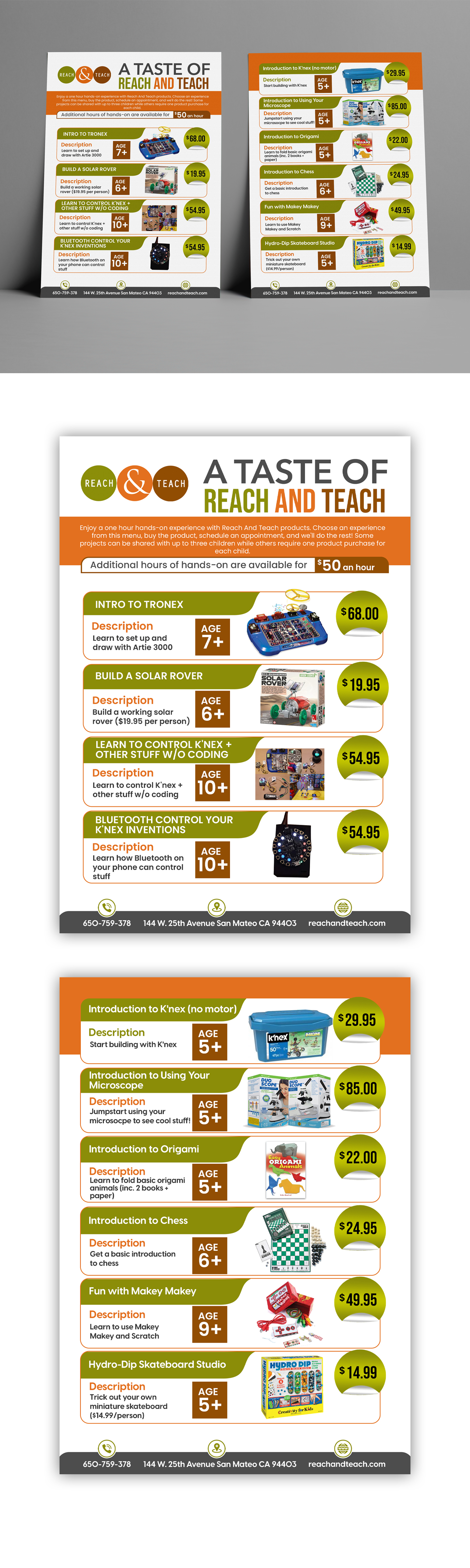 Flyer Design by debdesign for Reach And Teach | Design #28870526