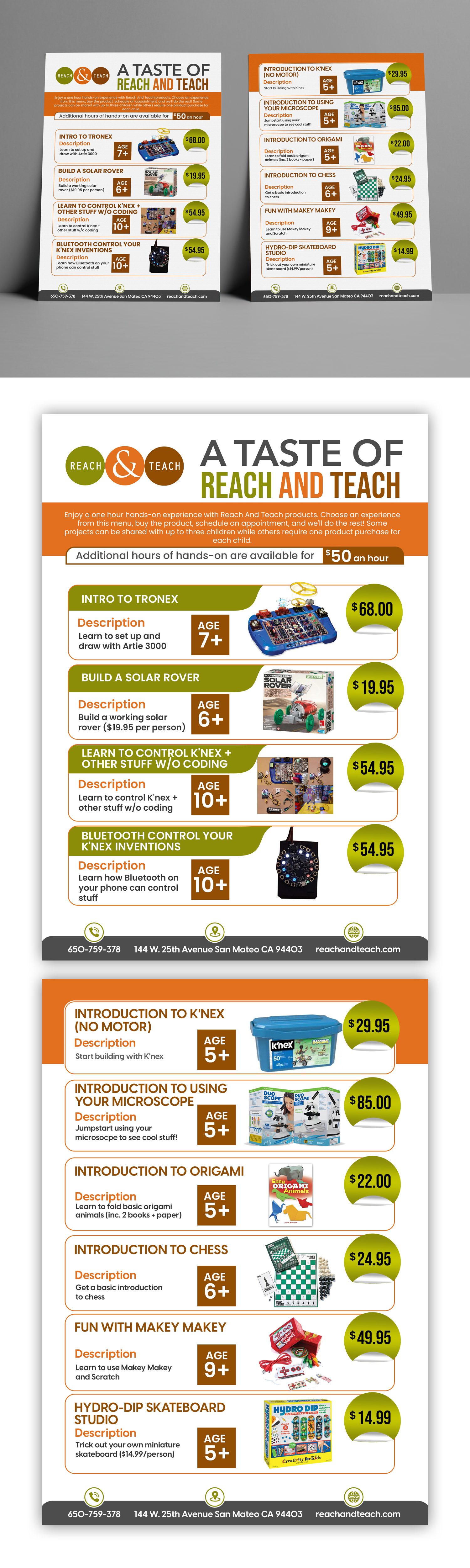 Flyer Design by debdesign for Reach And Teach | Design #28870527