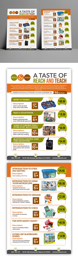 Flyer Design by debdesign for Reach And Teach | Design: #28870527