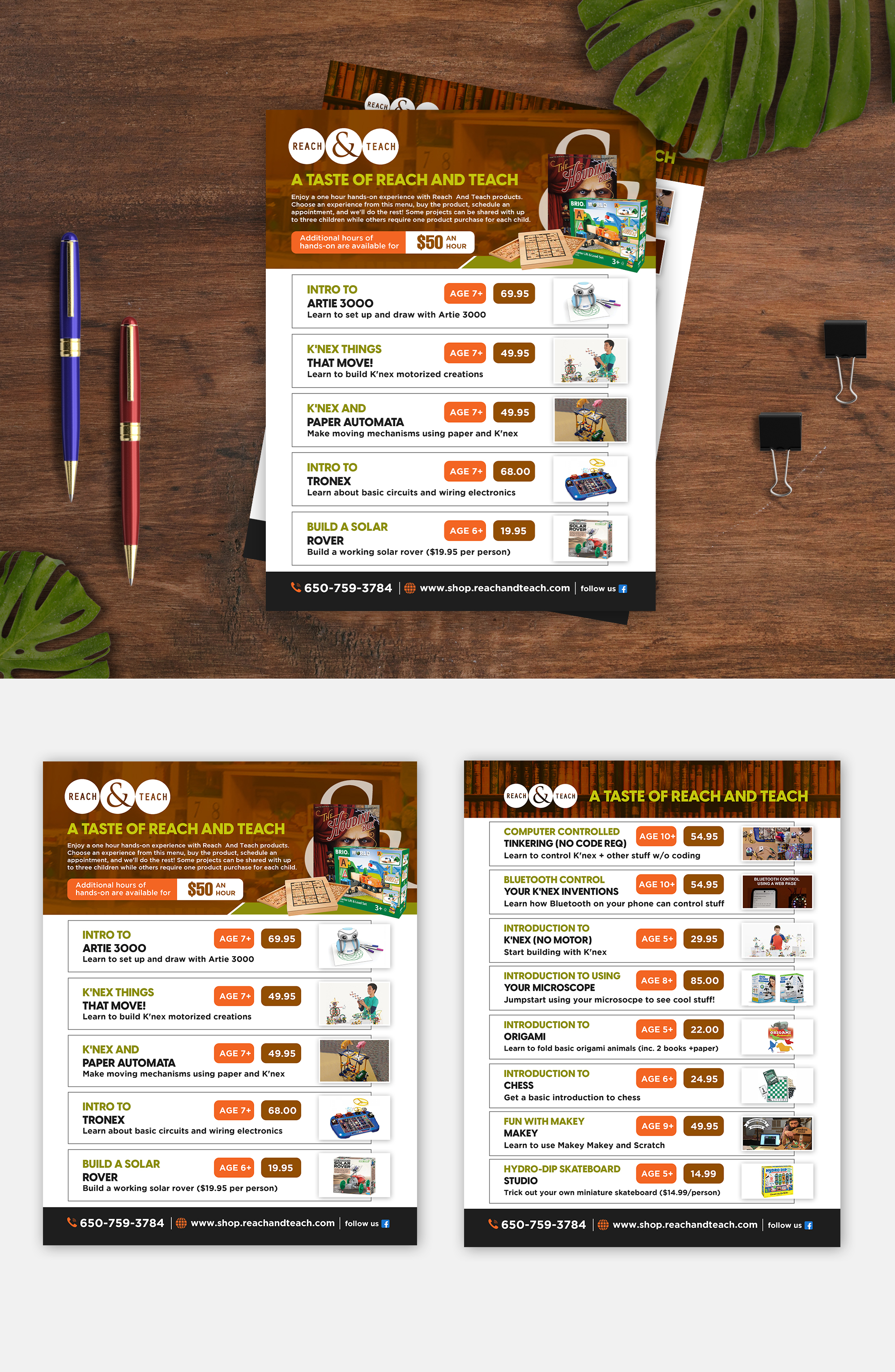 Flyer Design by debdesign for Reach And Teach | Design #28870625