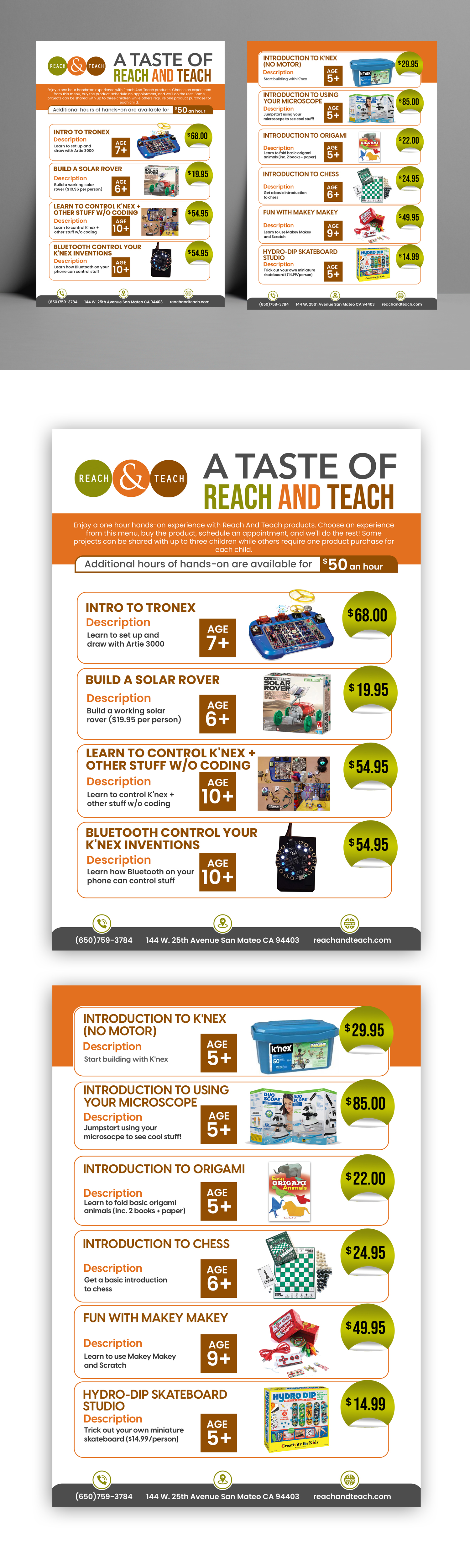 Flyer Design by debdesign for Reach And Teach | Design #28874385