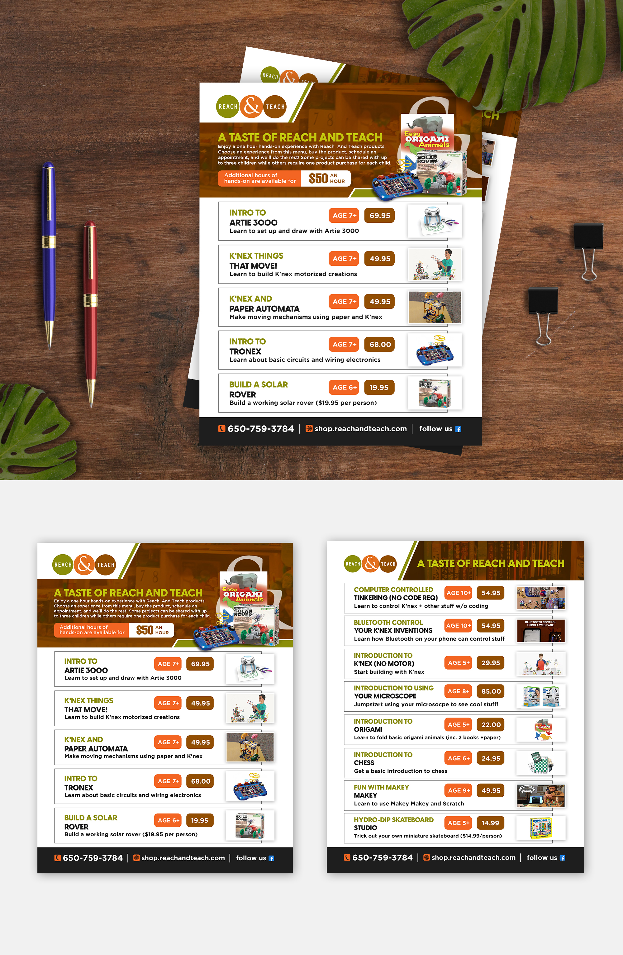 Flyer Design by debdesign for Reach And Teach | Design #28874463