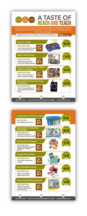 Flyer Design by debdesign for Reach And Teach | Design: #28886741