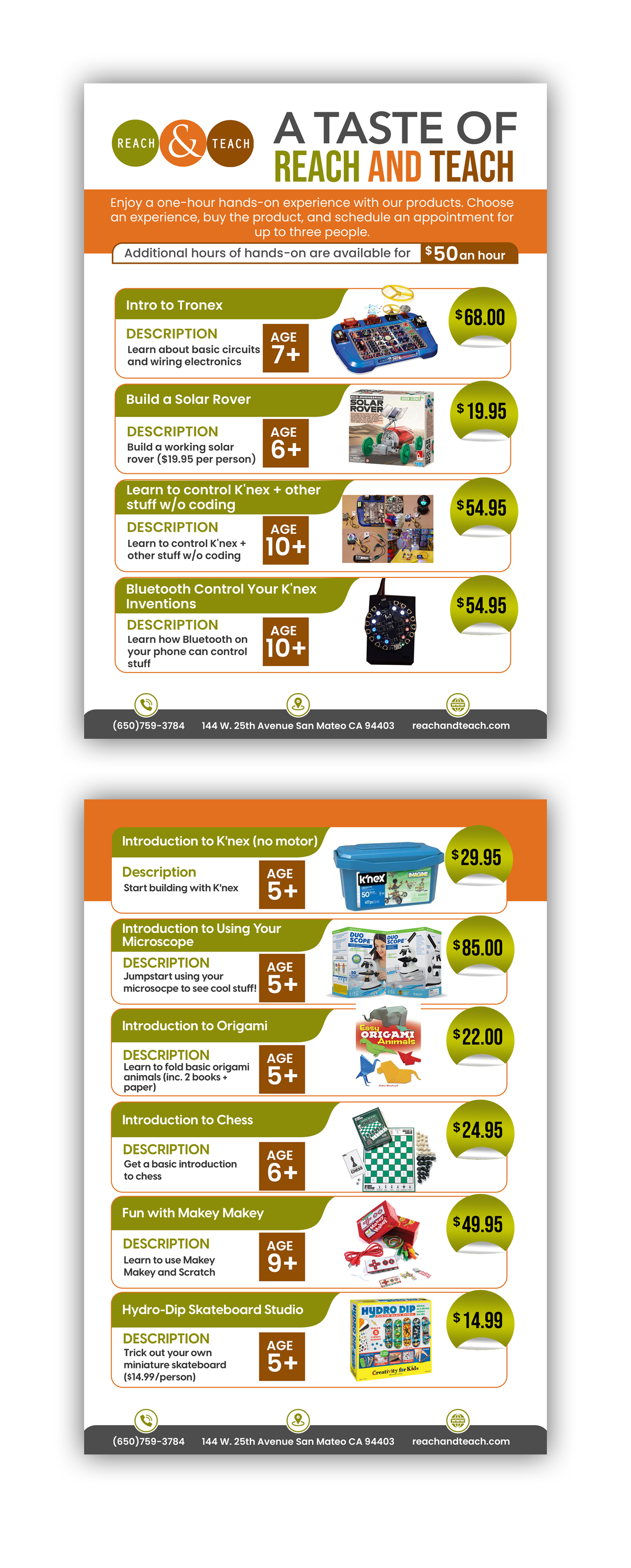 Diseño de Flyer por debdesign para Reach And Teach | Diseño #28904302