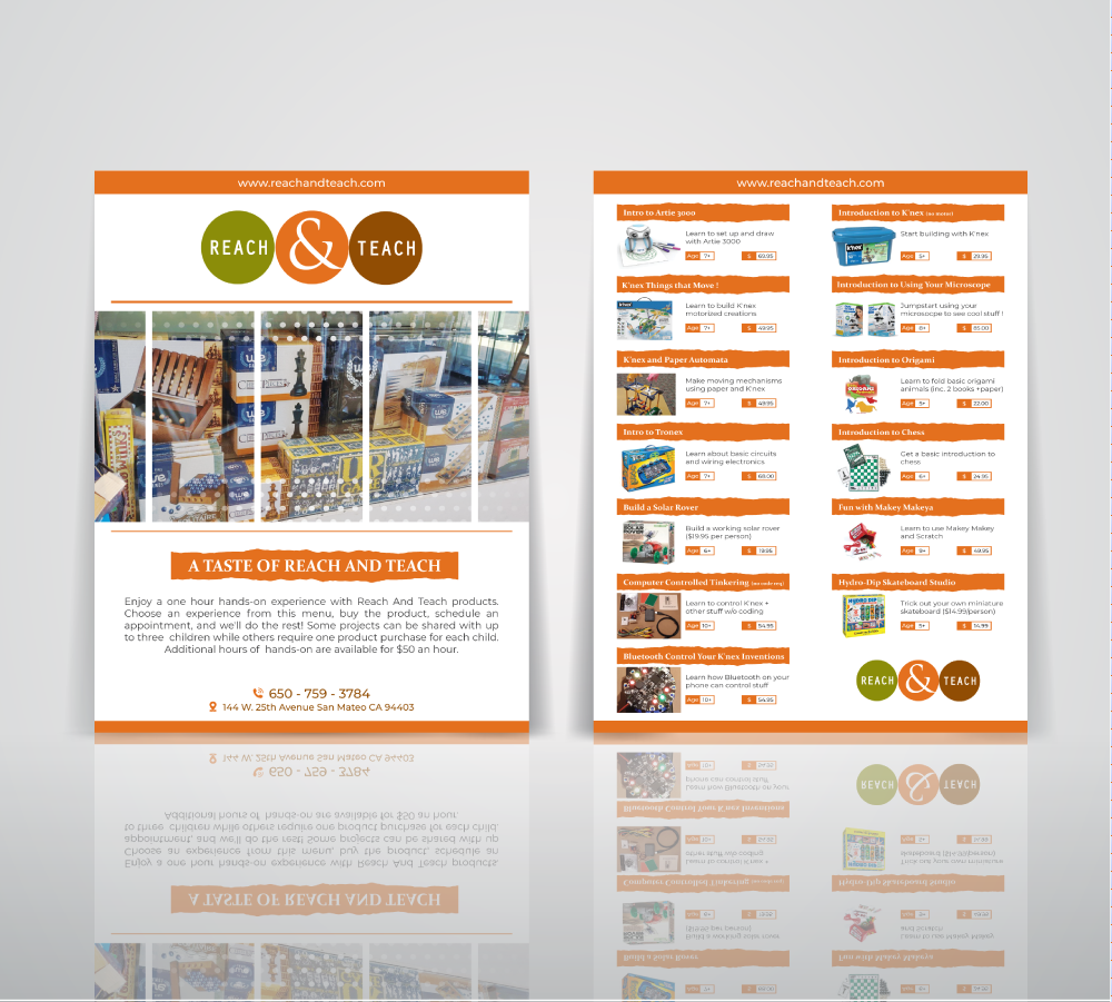 Flyer Design by Owleria for Reach And Teach | Design #28871623