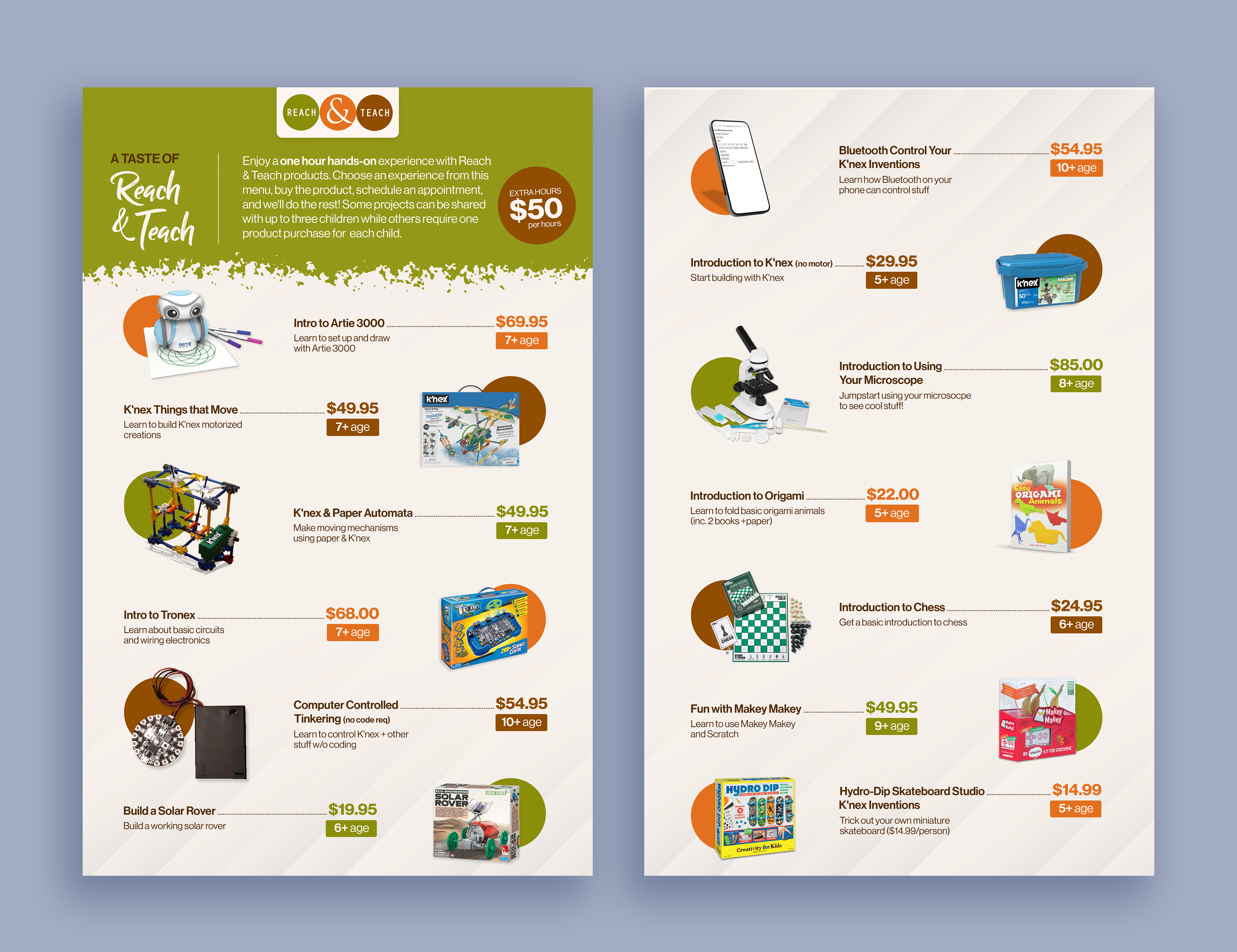 Diseño de Flyer por Graphic Guy para Reach And Teach | Diseño #28877761