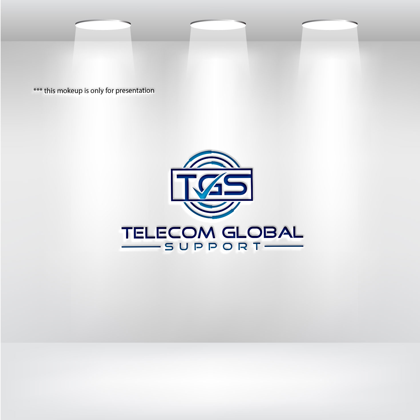 Diseño de Logo por RS_Design para Telecom Global Support  | Diseño #28913044